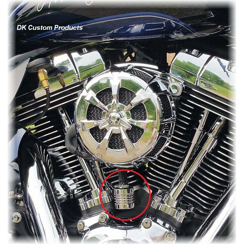 ハーレーのエアクリーナーのブローバイガス還元とオイル漏れ11