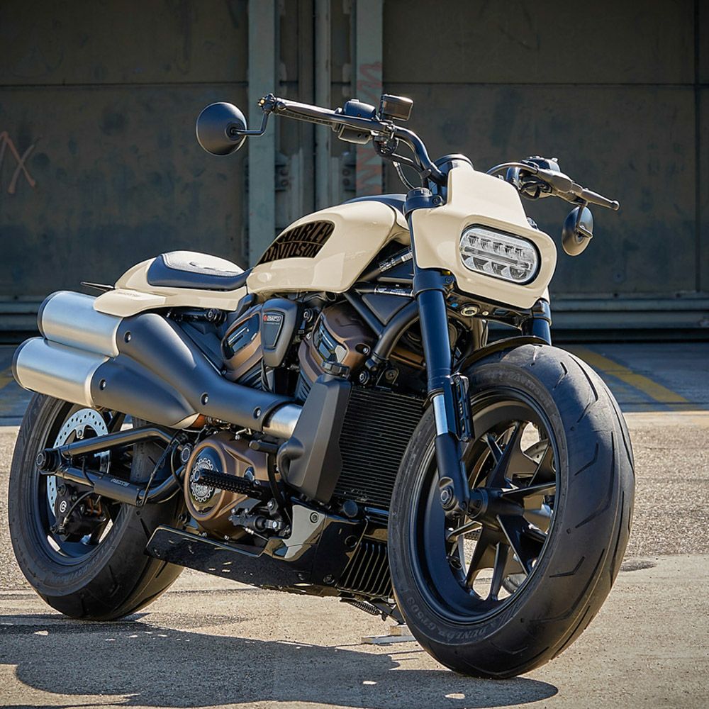 スポーツスターS ゼッケンプレート・FATヘッドライトカバー (グロスブラック) Ricks Motorcycles