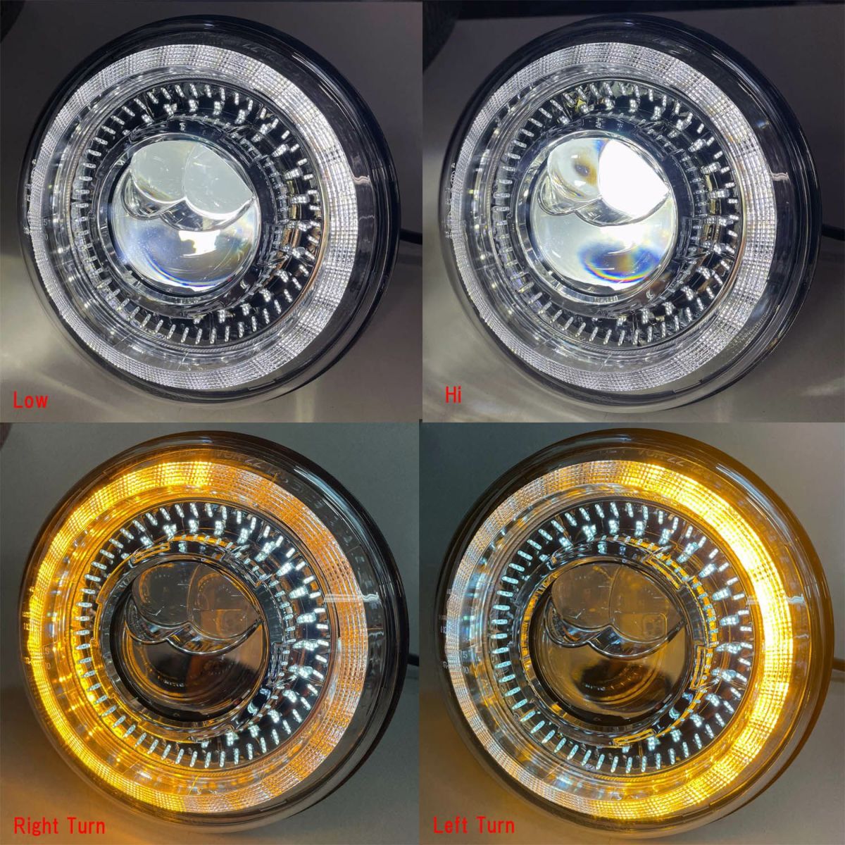 ウインカー搭載!?今年のヘッドライトの本命はこれで決まりっ!! 7インチ LEDプロジェクター WMW2