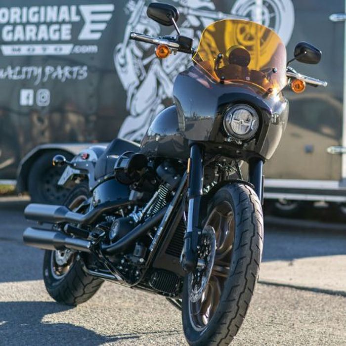 ハーレーの人気車種FXLRSに専用設計!?車体の純正カラーともマッチするT-SportsフェアリングキットがOriginal Garage Motoより販売開始!3