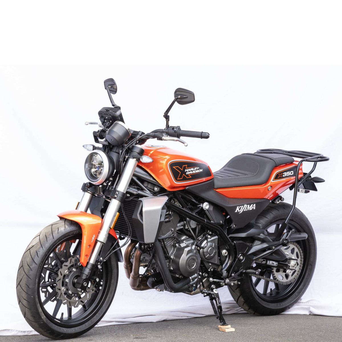 ハーレーX350に乗ってもっとどこまでも行きたい！そんな願望を叶える！外観を崩すことなく積載力を向上させるアシストリアキャリアがKIJIMAより販売開始！5