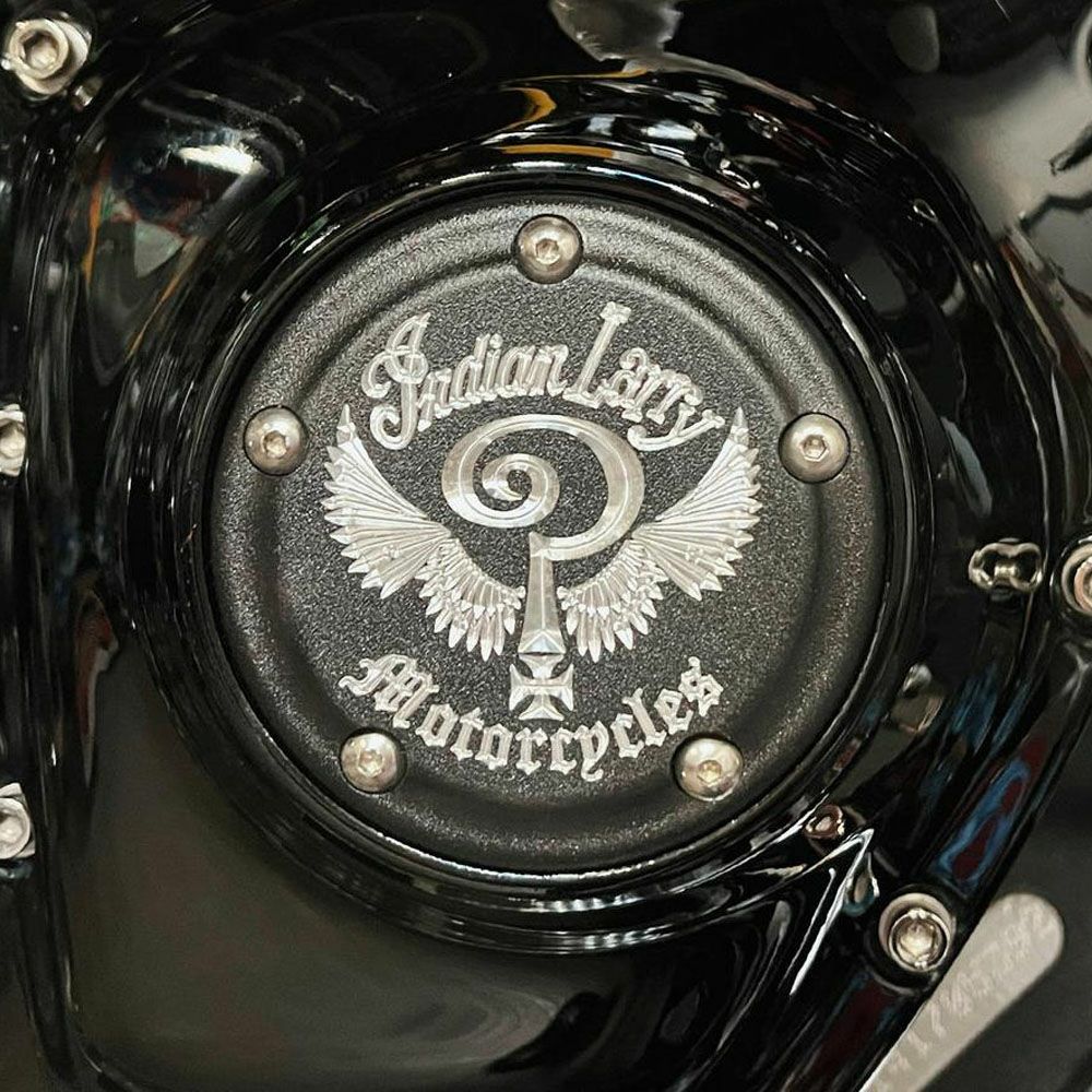 ハーレー EVO ポイントカバー インディアンラリー indian larry