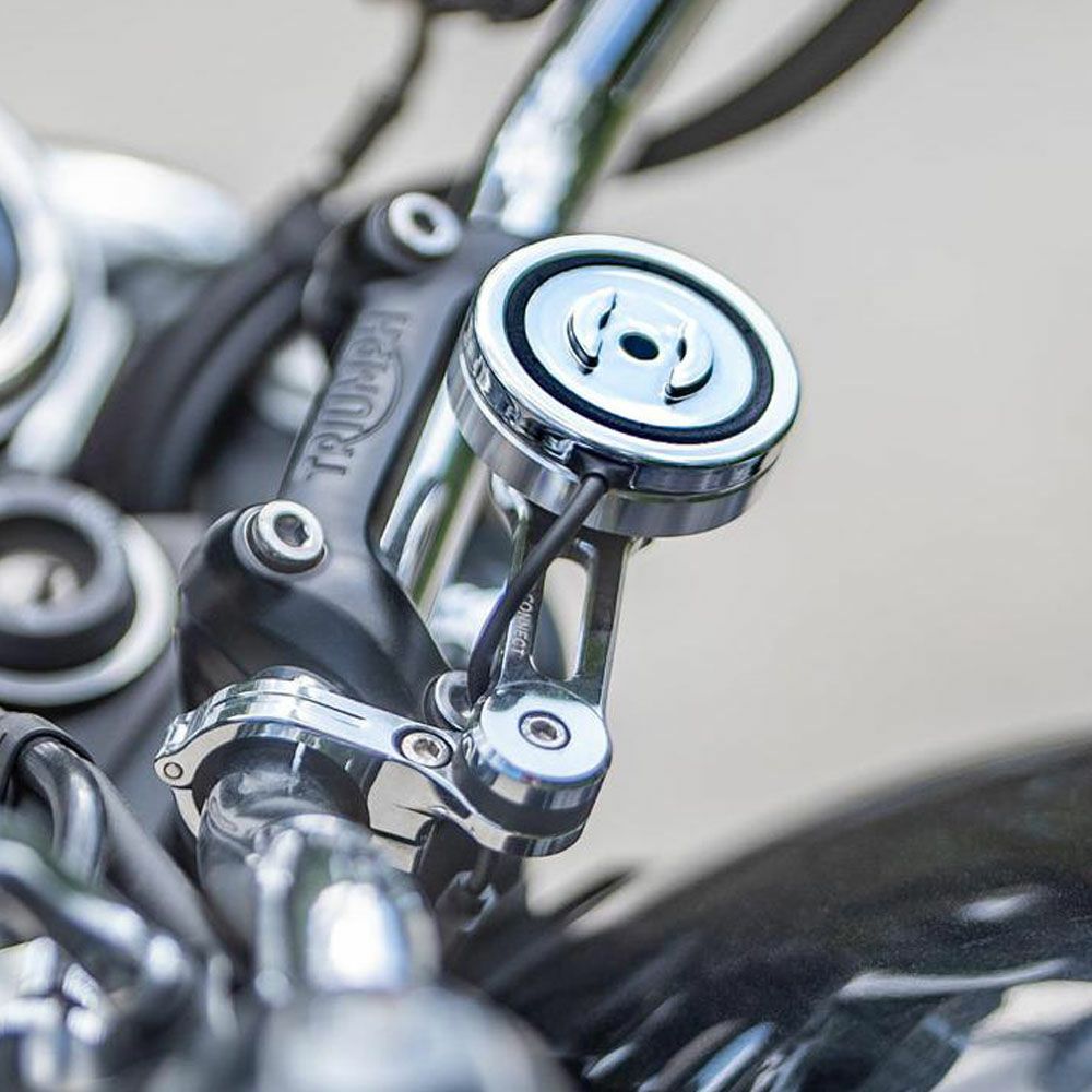 ハーレーの外観を損ねずワンタッチでスマホをマウント！SP CONNECTのバージョンアップをした超スリムモトマウントが登場！7