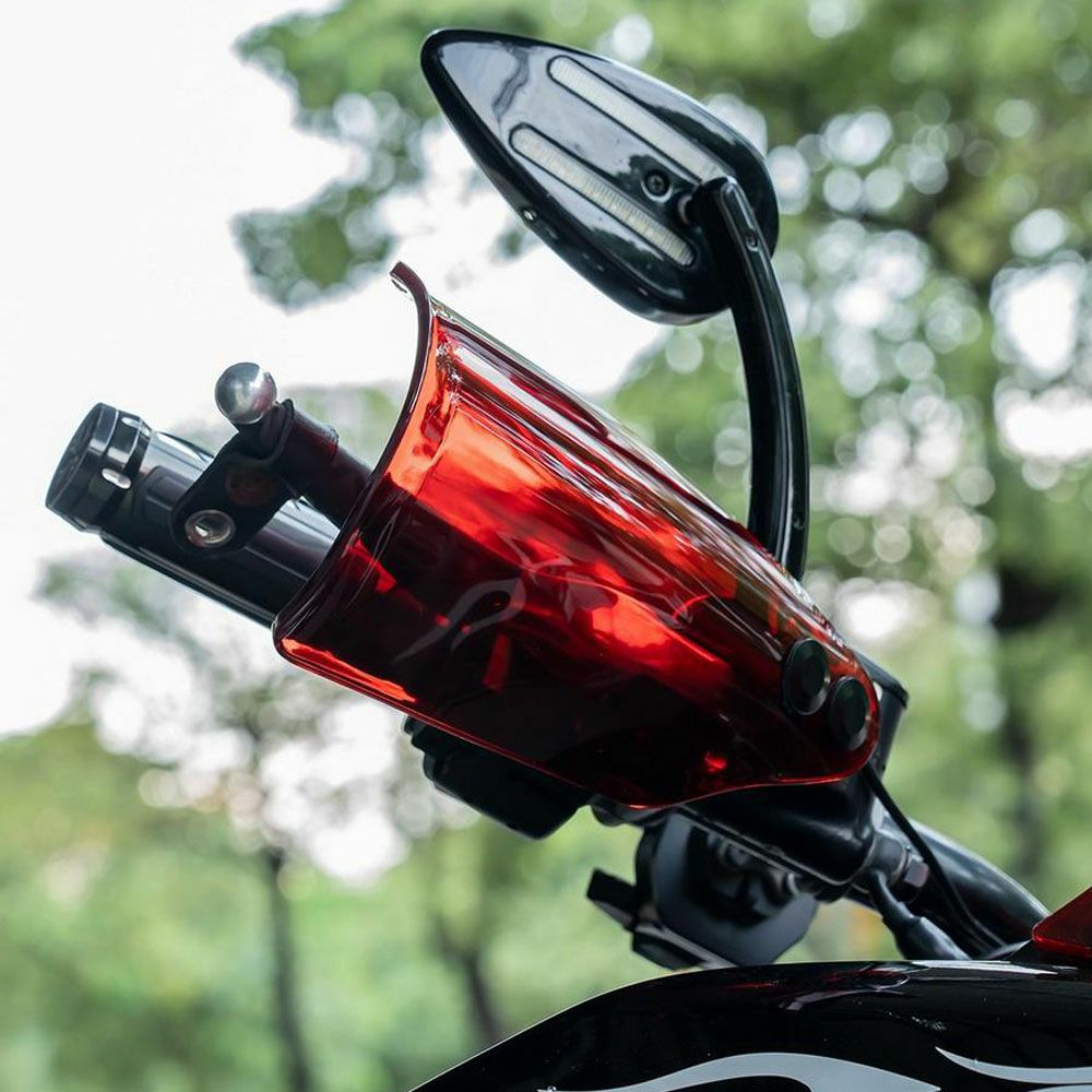 主張しすぎない美学がカスタムのスパイスに？一味違ったスタイルを愛車のハーレーにもたらすHOGWORKZよりクリアスタイルハンドデフレクター登場！3