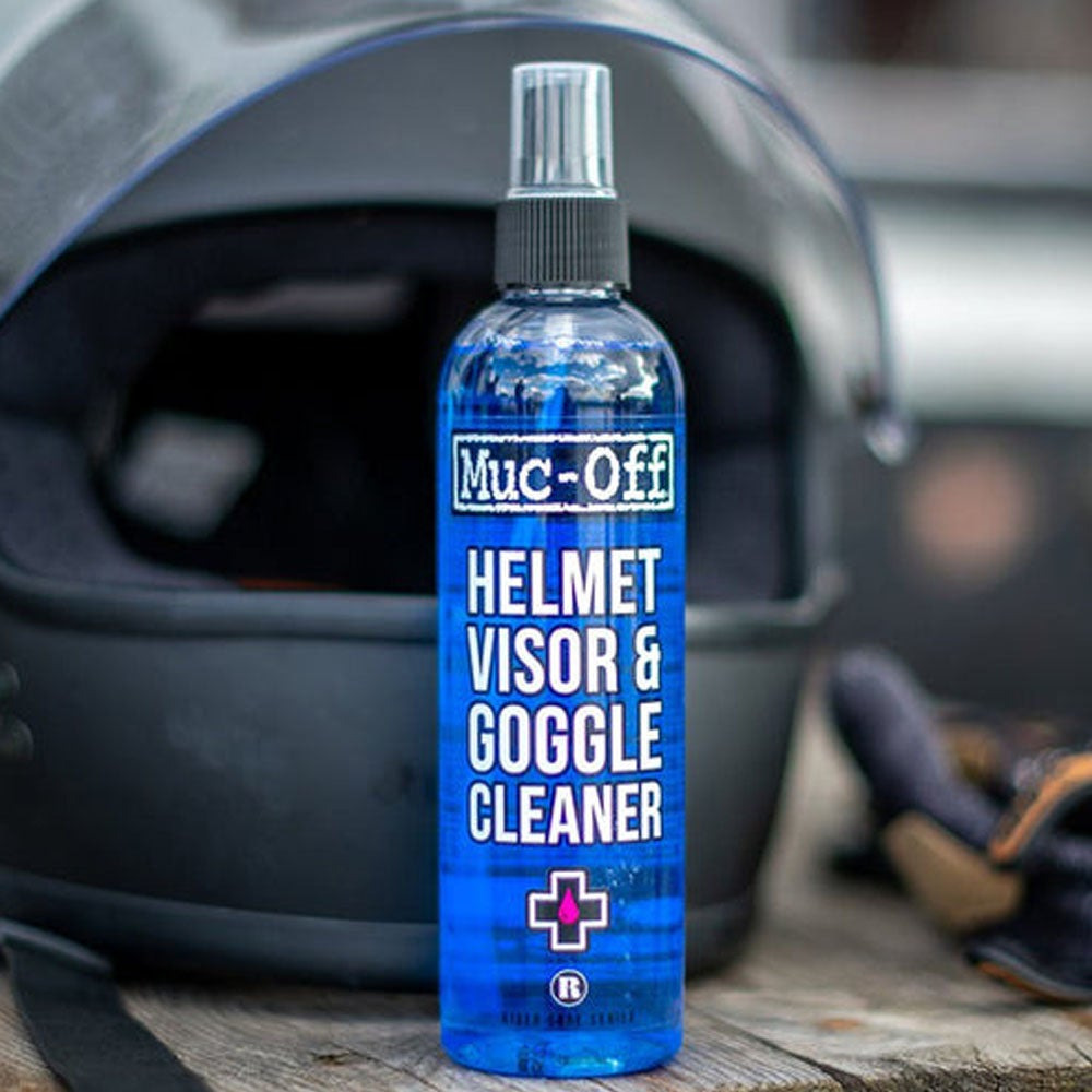 水不要でヘルメットを丸洗い！？この1キットで汗・ニオイ・曇りすべてを一掃するMuc-Offヘルメットケアキット登場！4