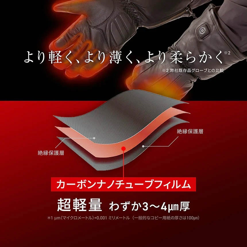Heat Master 12Vヒートレザーグローブ LTシリーズ TYPE-1 LIDEF