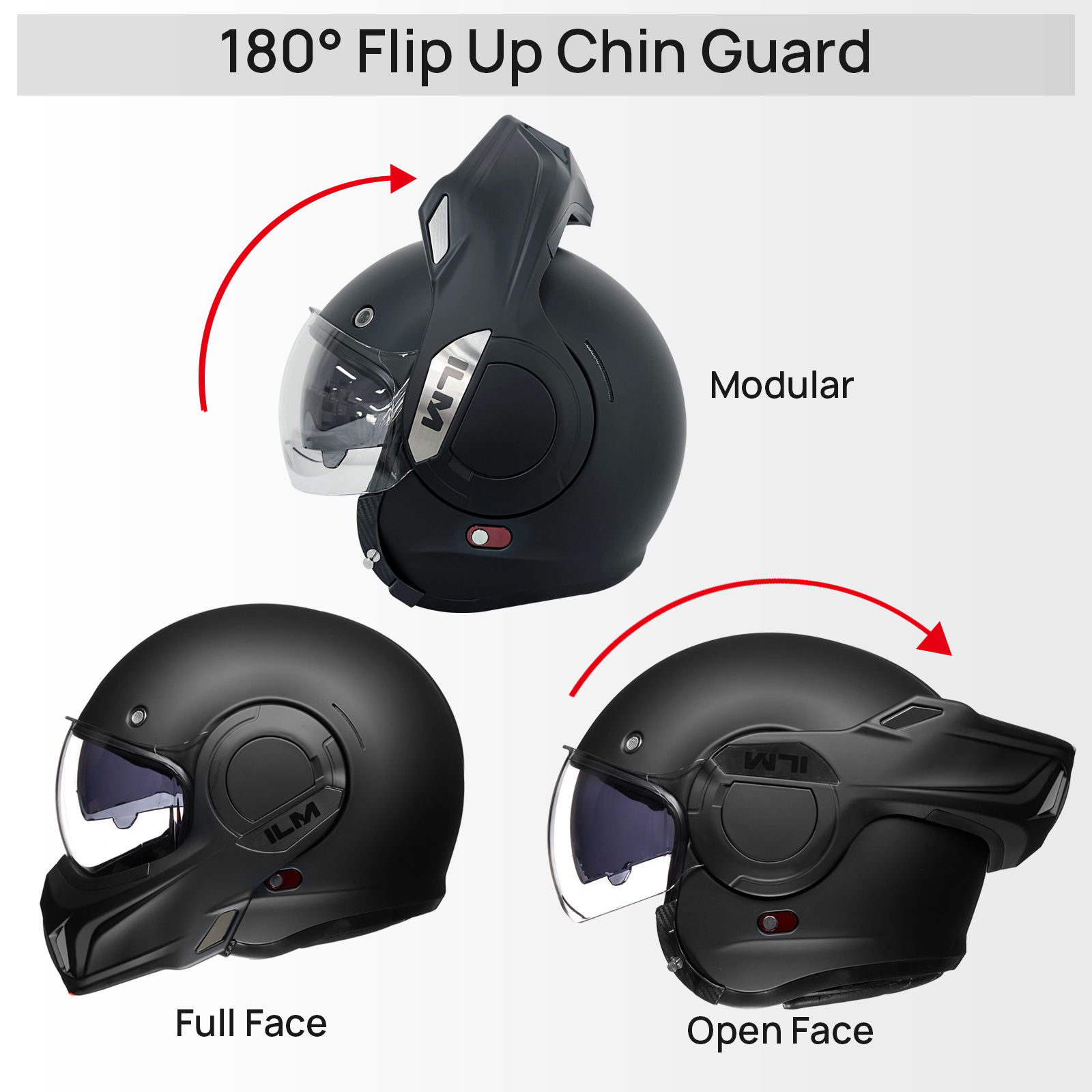 春先の新しいヘルメットに新たな選択肢！！180度フリップアップのシステムヘルメット ILM B707♪♪ 4