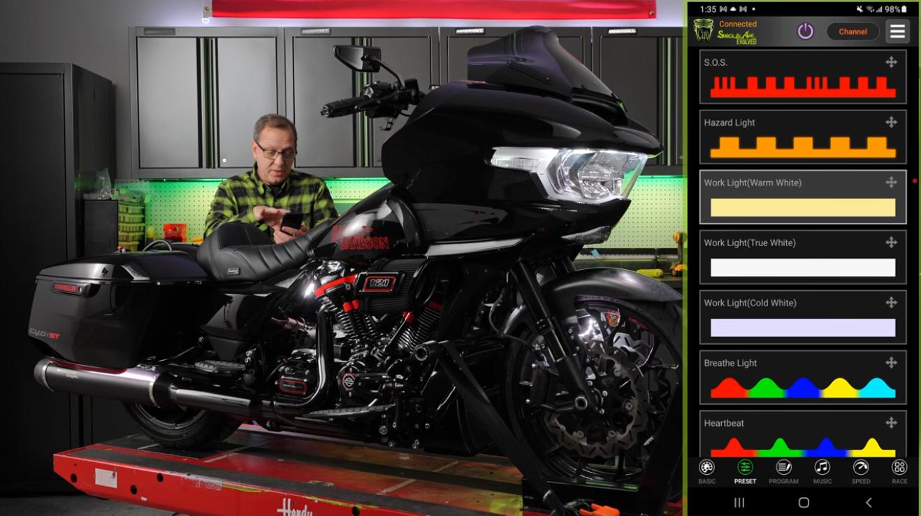 次元を超える発光体験を！愛車のハーレーに魂を吹き込むCIRO Shock&Awe EVOLVED ライティングシステム登場！8