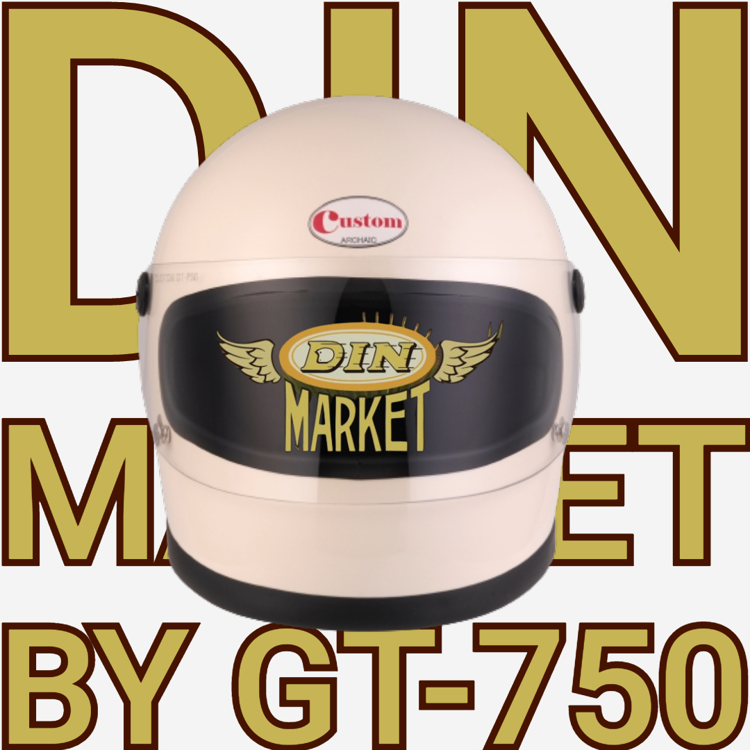 DIN MARKET CUSTOM GT-750ヘルメット