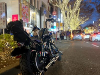 カスタムに悩んでる中間地点🏍️