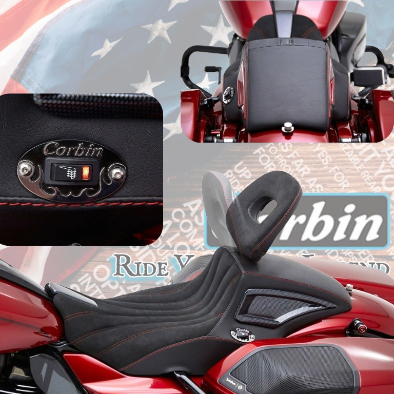 【ハイスピードツアラーの新定番】コルビン ガンスリンガー・サドル シート｜2024以降ツーリング用ファストバックスタイル4