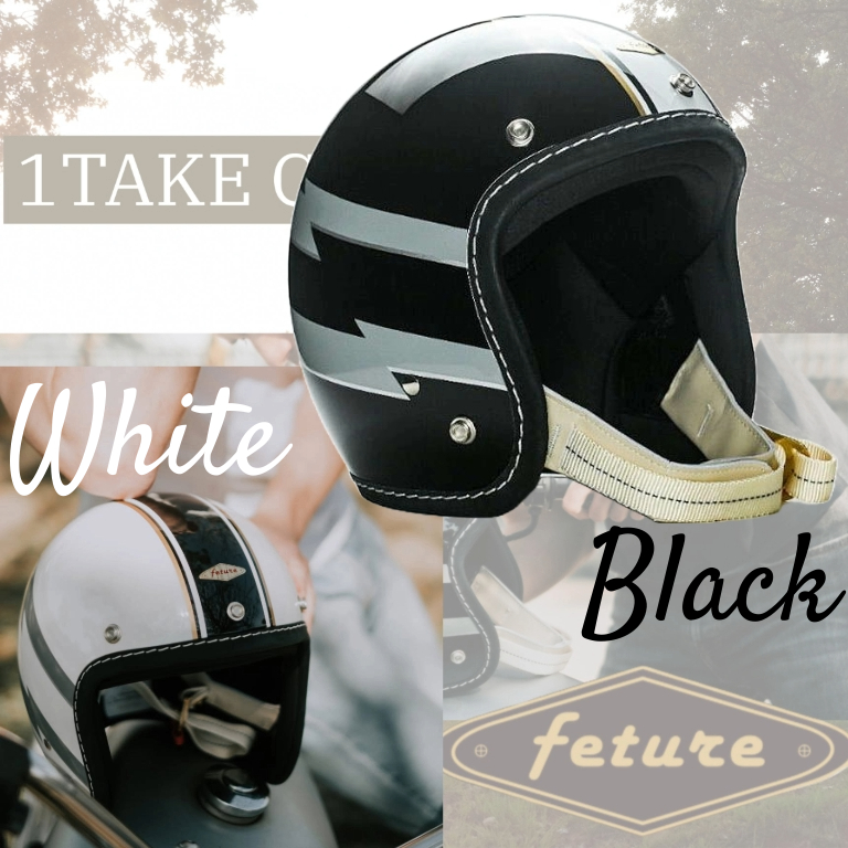 【身につけた瞬間から、走りの覚悟を語る。】 ──1TAKE CUSTOM ジェットヘルメット Feture Helmet1