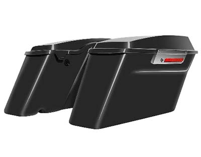 ハーレー・バガーキット+ソフテイル用サポート付 ハーレー ソフテイル サドルバッグ コンバージョンブラケット クローム