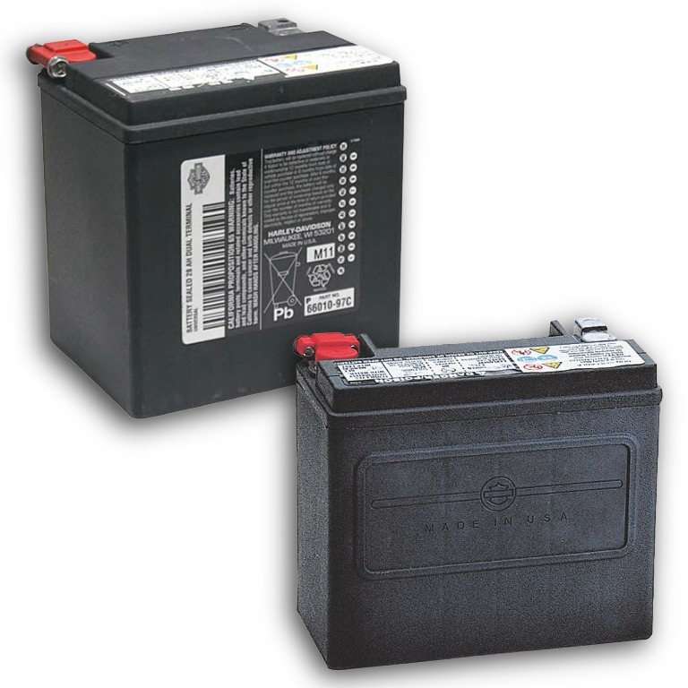 ハーレー純正バッテリーの製造年月確認方法