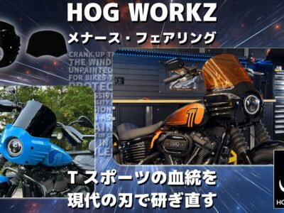 【風の中へ踏み込む、鋭い輪郭】HOGWORKZ メナース・フェアリング