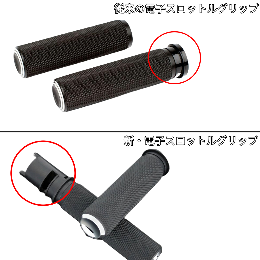 モデルチェンジを遂げたFLHX・FLTRに適合した待望の大人気デザインカスタムグリップがArlen Nessより販売開始!3