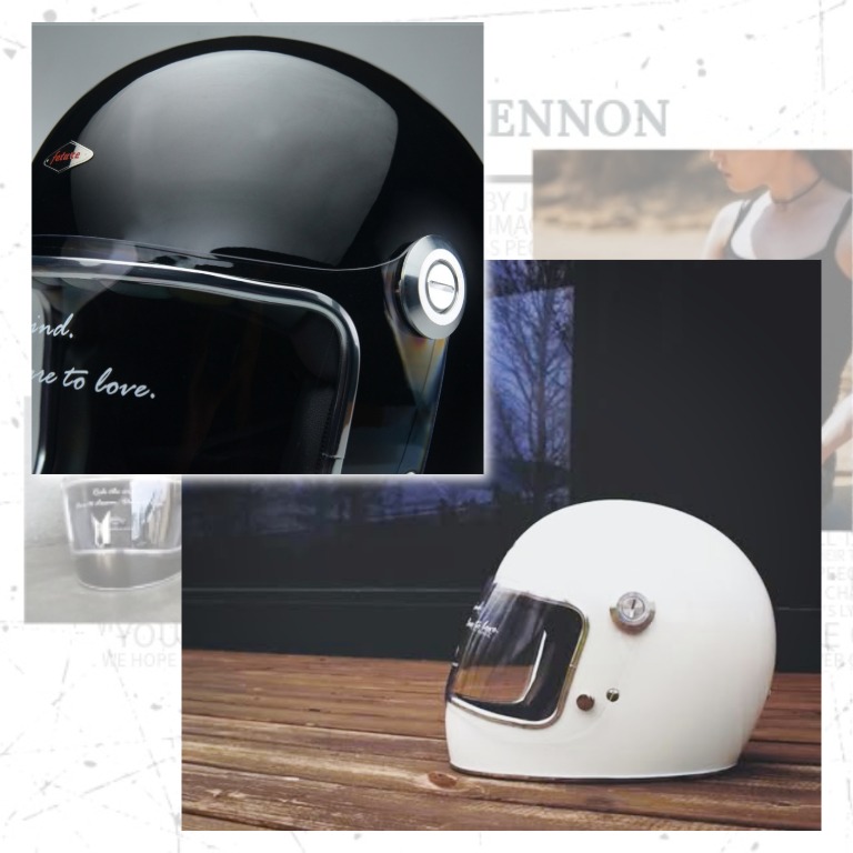 【走りに、思想とスタイルを】 “LENNON” フルフェイスヘルメット Feture helmet 2