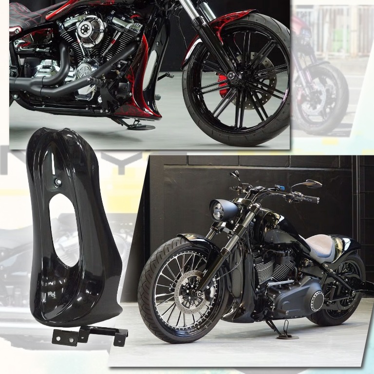 【フロント下を埋め、シルエットの完成度を引き上げる】 NOYS 2025以降ソフテイル フロントスポイラーシリーズ