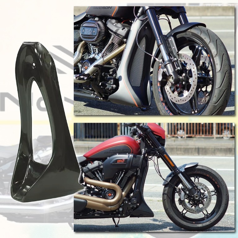 【フロント下を埋め、シルエットの完成度を引き上げる】 NOYS 2025以降ソフテイル フロントスポイラーシリーズ