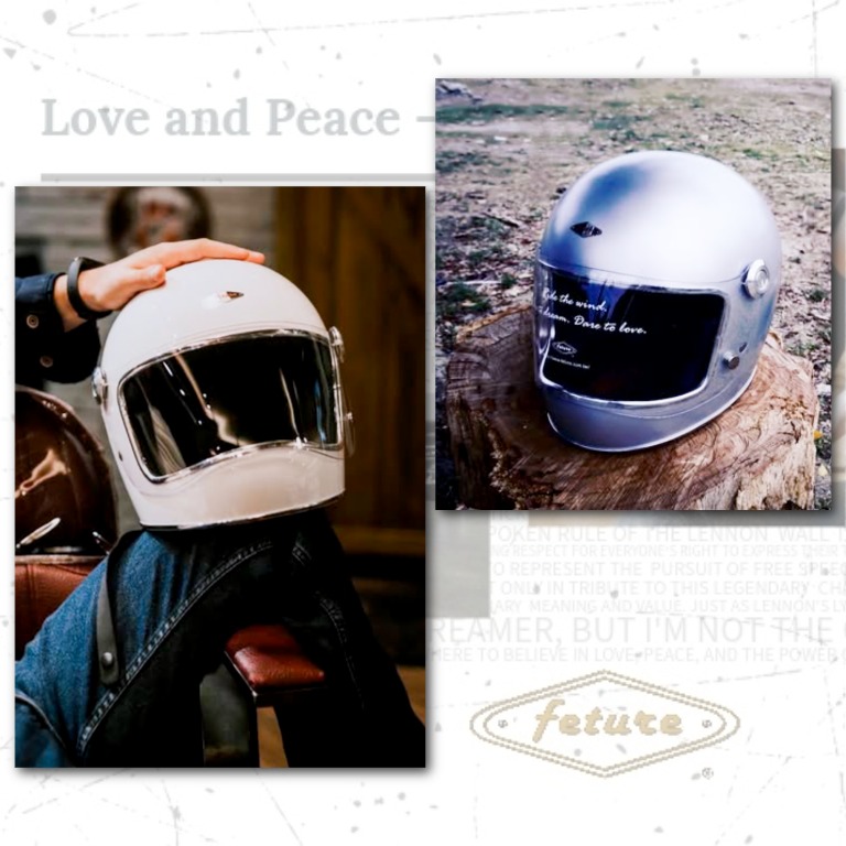 【走りに、思想とスタイルを】 “LENNON” フルフェイスヘルメット Feture helmet 1