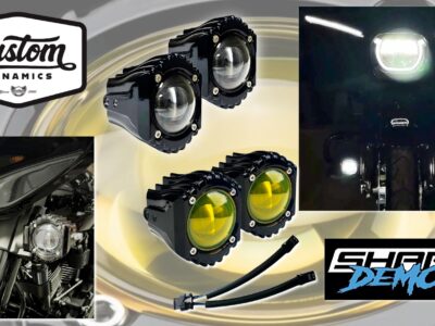 【光量、足りてますか？ 夜が変わる4000ルーメン級】Shark Demon LED フォグライト 2024～2025ツーリング 2025～ ソフテイル