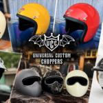 深くかぶれて小ぶりなライダーの理想形を体現した小ぶりなUNIVERSAL CUSTOM CHOPPERSヘルメットの取り扱い開始!